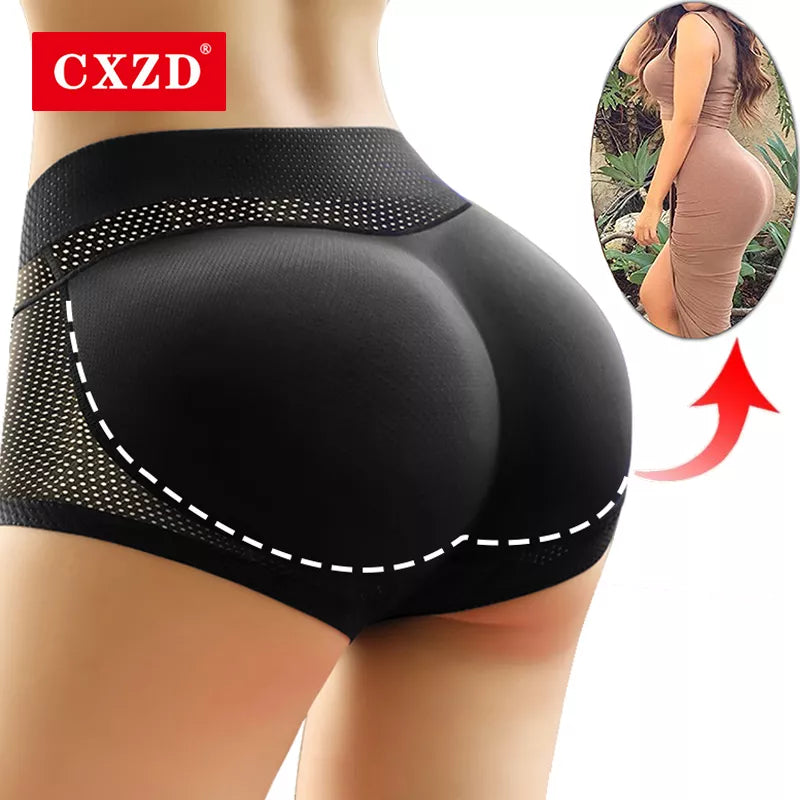 Women Padded Push Up Panties Butt Lifter Shaper Fake Ass Buttocks Hip Pads Invisible Control Panties Briefs Underwear Lingerie