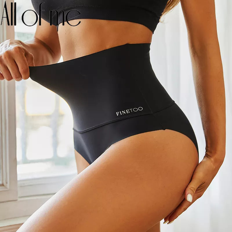 Bodyshaper High Waist Seamless Panties Women Underwear Anti-bacteria Soft Crotch Briefs for Female Intimates Lingerie Shapewear