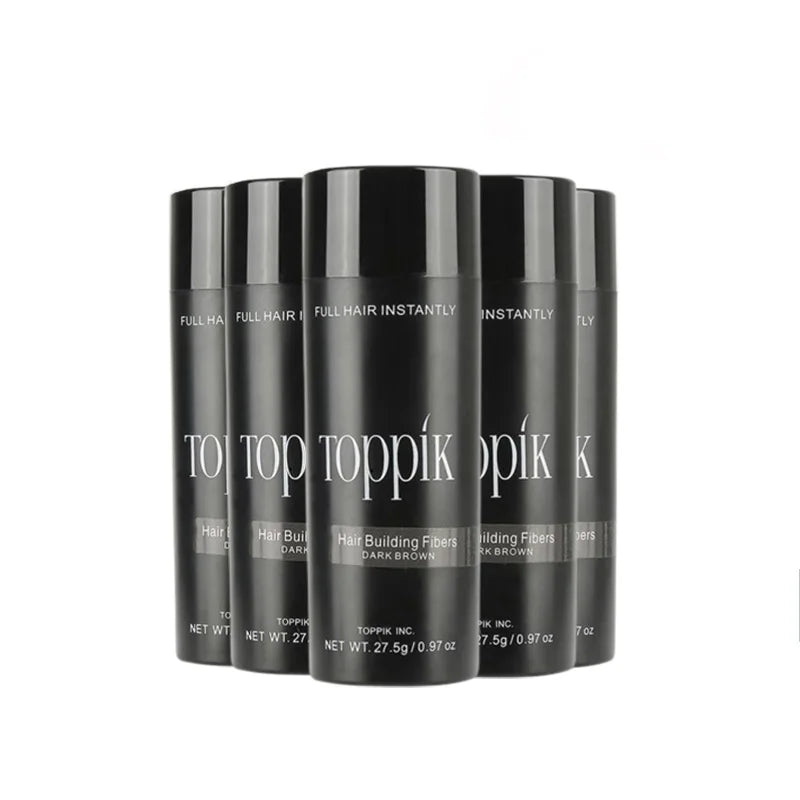 Toppik Hair Fibers Regrowth Powders Keratin Applicator Hair Building Fibers Spray Pump Hair Growth Products Hair Care 27.5g